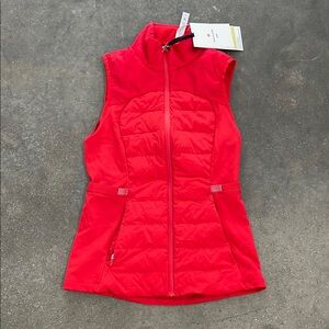 Lululemon Red Down For It All Vest
